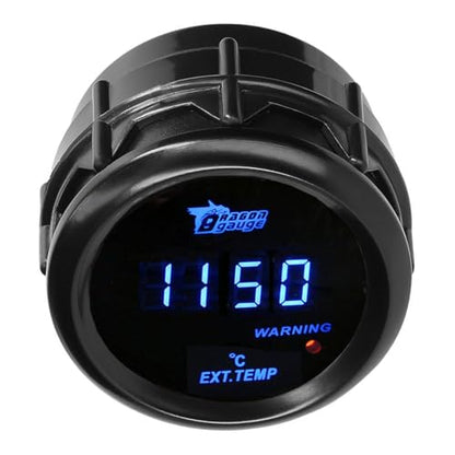 Car Exhaust Gas Temperature Gauge 12V Auto Exhaust Gas Temp Gauge - color: Blue Light Exhaust Gas Temp