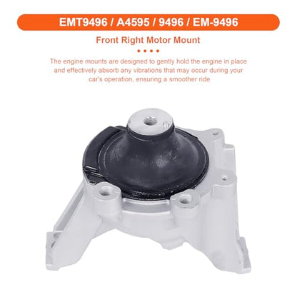 Engine Motor Mount Set & Trans Mount,Replacement for A4595 A4536 A4598 - size: CR-V 08-11 2.4L