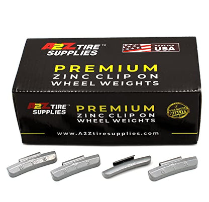 T Series Hammer on ZINC Wheel Weights Coated (1.0oz) Box of 100pcs - size: 1.0oz