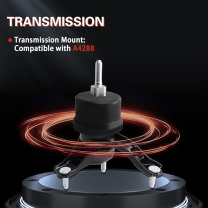 Engine Motor and Transmission Mount Kit Compatible with 2007 2008 2009 2010 2011 2012 ES350 3.5L V6 AUTO 4PCS OE: A42040 A62036HY A62060 A4288 - size: 2007-2012 ES350 3.5L