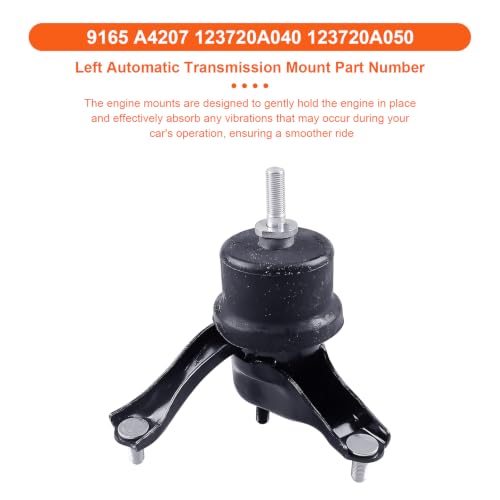 Engine Motor Mount Set & Trans Mount,Replaces A4239HY A62036HY A4207 A4255 - size: Sienna 07-10 3.5L