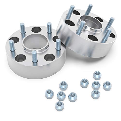 RockTrix 2pcs 1.5 inch Hubcentric 5x4.5 Wheel Spacers (71.5mm bore, 1/2x20 Studs) Compatible with Jeep Cherokee XJ Grand Cherokee ZJ Wrangler YJ TJ Liberty KJ KK (38mm 5x114.3) - color: Silver, size: 38mm (1.5in) Thickness