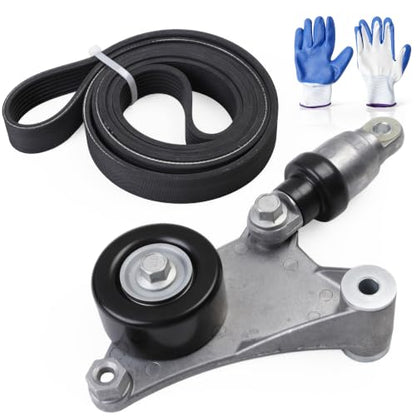 Serpentine Belt with Tensioner Kit #38216 90K-38216 7PK1940 - size: 2001-2007 for Highlander/RAV4/Camry
