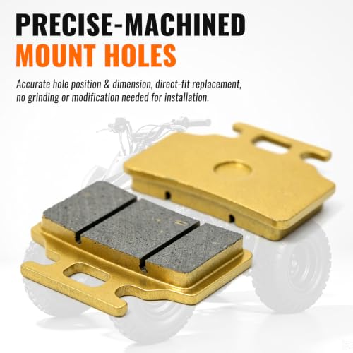 Minho Motorcycle Front Disc Brake Pads Compatible with Chinese GY6 Scooter JOG Taotao 150 long style go kart Gy6 49cc 50cc 125cc 150cc 200cc 250cc ATV Dirt Bike Pit Bike Roketa TaoTao Baja Sun - style: 011