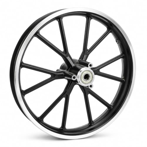 10 Inch Wheel Hub for Mini Pocket Bike Electric Bike 49-50ml Dirt Bike, Aluminum Alloy Rim with Protective Finish, Easy to Install Off Road Motorcycle Hub