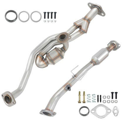 Center&Rear Catalytic Converter Compatible with Toyota Sienna 3.0L V6 2001-2003 (EPA Compliant) - size: for Toyota Sienna 01-03 3.0L Center and Rear