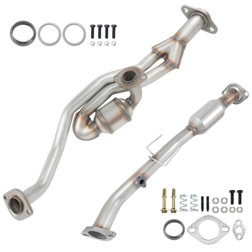 Center&Rear Catalytic Converter Compatible with Toyota Sienna 3.0L V6 2001-2003 (EPA Compliant) - size: for Toyota Sienna 01-03 3.0L Center and Rear
