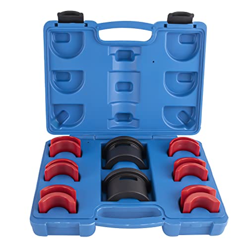 Universal Motorcycle Bike Fork Seal Driver Tool Kit 35mm-50mm Adjustable Fork Seal Installer Split Design Driver for Harley Yamaha Honda Dirt Bike 41mm 43mm 46mm 49mm 50mm Fork Tube Seal Tool