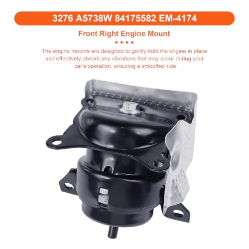 Engine Motor Mount Compatible with Cadillac Escalade 15-20，Chevy Silverado 14-20/Suburban 15-20,GMC Sierra 14-19/Yukon 15-20/Yukon XL 15-20,Replacement for A5739W A5738W - size: 15-20 Cadillac Escalade V8 6.2L