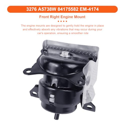 Engine Motor Mount Compatible with Cadillac Escalade 15-20，Chevy Silverado 14-20/Suburban 15-20,GMC Sierra 14-19/Yukon 15-20/Yukon XL 15-20,Replacement for A5739W A5738W - size: 15-20 Cadillac Escalade V8 6.2L