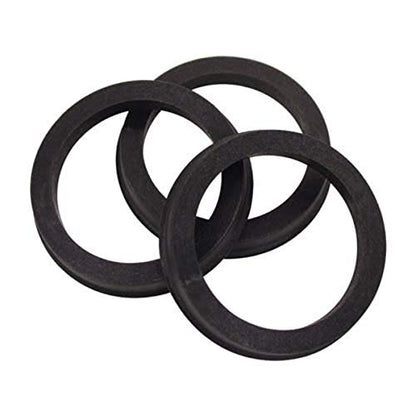 GORILLA Automotive 60-5710 Wheel Hub Centric Rings (60mm OD x 57.10mm ID) - Pack of 4 - size: Flanged 60mm OD - 57.1 ID
