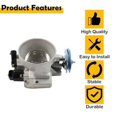 12575531 2171571 89017227 12580793 Throttle Body Compatible with Chevy Express 1500 2500 3500 2003-2006 Compatible with GMC Savana 2500 2003-2005