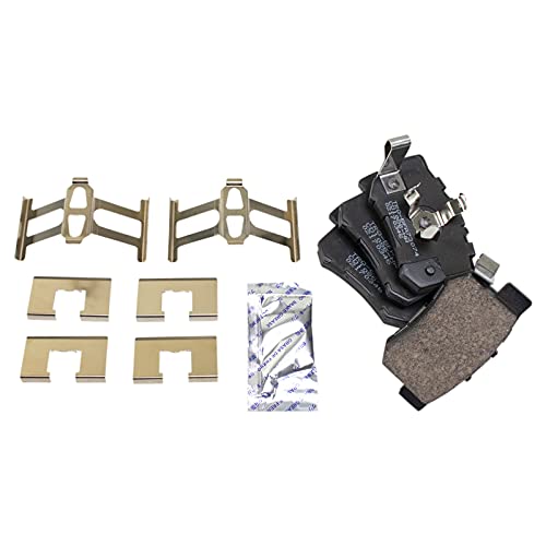 TRQ Front and Rear Brake Pad and Rotor Set Ceramic