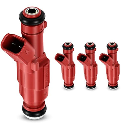35310-2E000 Fuel Injectors Set of 4 Compatible with 2017-2020 Elantra 2.0L - color: QMP-GN02700