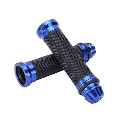 DREAMIZER Motorcycle Handlebar Grip Gel Brake Handle Rubber 7/8" Handle Grips Compatible with CRF EXC YZF Protaper Pro Taper Motorcross Dirt Pit Bike - Blue - color: Blue