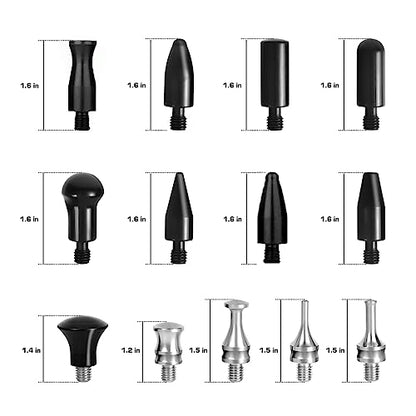 LadyRosian 16PCS Paintless Dent Repair Tools Leveling Telescopic Hammer and Aluminum Dent Hammer with Knock Down Head Tap Kit for Car Hail Damage Dent Repair - color: Repair Tool B