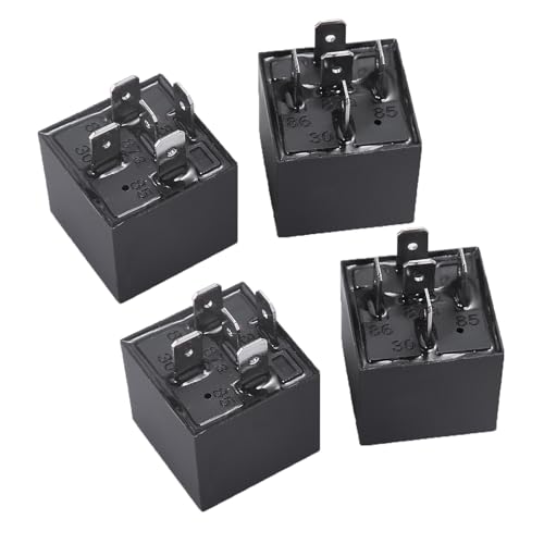 Hoypeyfiy 4PCS Power Trim and Tilt Relay 5 Pin 40A 12V Waterproof Car Relays 584416 586224 18-570 Replacement for Johnson Evinrude Outboard Marine Corp OMC；