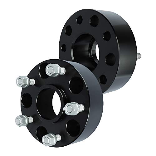 IRONTEK 2" 5x127mm Wheel Spacers Adapters (71.5mm Hub Bore, M1/2 x 20 Studs) 5x5 to 5x5 50mm Hubcentric Spacers FITS Jeep 06-10 Commander, 99-10 Grand Cherokee, 07-18 Wrangler 2 Pieces - size: 2"|5x5|2PCS
