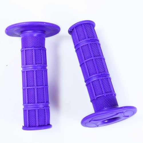 7/8" Handlebar Grips for 50cc-125cc CRF70 CRF80 TRX450 TTR90 TTR110 TTR125 PW80 RM80 DR650 KLX250 KLX300 KX65 SSR125 Pit Dirt Bike ATV Quad Motocross Motorcycles CT100U CT200U Mini Bike - color: Purple