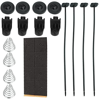 16" inch Universal Slim Fan Push Pull Electric Radiator Cooling 12V Mount Kit - color: Black, size: 16 Inch