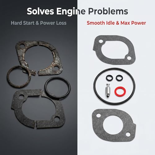 11028-6295 Carburetor Gasket Kit Compatible with Kawasaki FR651V FS651V FR691V FS691V FR730V FS730V Engine, Replaces 11028-6318 - Sealing Rebuild Set for Lawn Mower