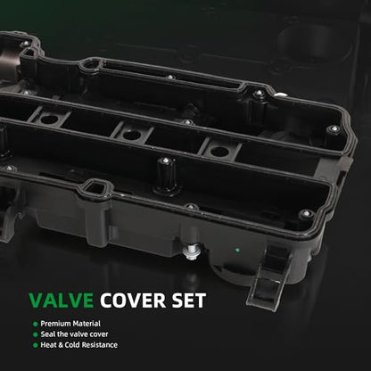 Engine Valve Cover & Intake Manifold Kit, for Chevy Cruze 2012-2016, for Chevrolet Sonic Trax 1.4L 2012-2020, for Buick Encore 2013-2019, OE# 25200449, 55577314