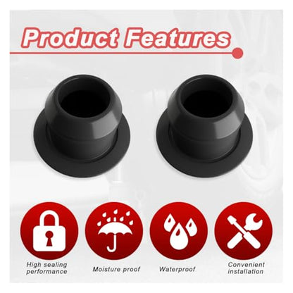 Bottle Jack Floor Jack Oil Filler Plug, 8mm Rubber Hydraulic Jack Oil Plug, Flat-Head Hydraulic Filler Bung for Oil Reservoir Hole, Horizontal Jack Hydraulic Top Pressure Rod Accessories (12PCS) - size: 12PCS