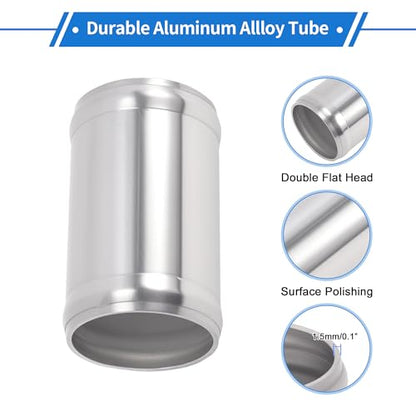 1.75" OD 0° 6063 Aluminum Alloy Tube Intercooler Pipe 3" Length - size: 1.75"OD 3"Length