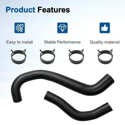 Upper and Lower Radiator Coolant Hose Set Fit for Toyota Tundra 2007-2021 for Toyota Sequoia 2008-2022 Replaces# 16571-0S010 16572-0S011 16572-0S010