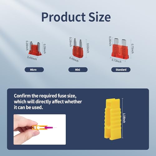Car Fuses 300 Pcs Automotive Fuse Assortment Kit - size: 300PCS