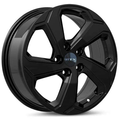 Custom Wheel 19" x 7.5" Size 35 Offset 60.1 CB Gloss Black for 2021-2025 Lexus ES250 Base AWD