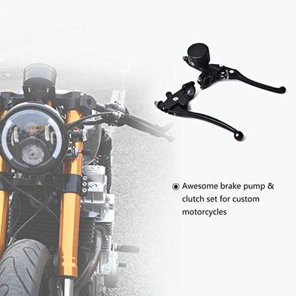 7/8" Motorcycle Brake Master Cylinder Clutch Levers Set Universal