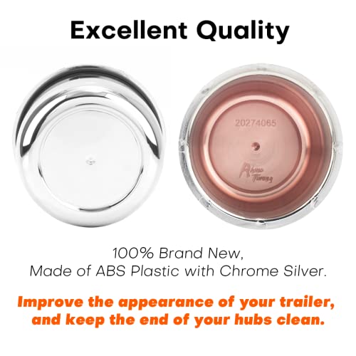4Pcs 3.03inch Wheel Center Caps for Weld Racing Hub Wheels Rims Chrome Hub Covers (Diameter 3.03 in, Height 2.36 in) - color: Chrome Silver, size: 3.03in Hub Hole, 2.36in Tall