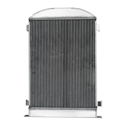 4 Row Aluminum Radiator For 1935 1936 Ford Model A Stock Height Chevy Engine