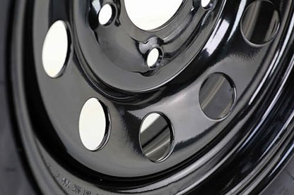 ROCKMAN Trailer Tire Wheel ST205/75R15 8-Ply D 107M 5X5" PCD Black Mod Rim - size: ST205/75R15 8PR/5x5