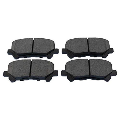 TRQ Front and Rear Ceramic Brake Pad Set - color: Ceramic, size: BKA11917