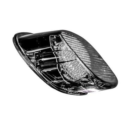 Eagle Lights Strobing LED Brake Light for Harley Davidson Motorcycles with Bottom License Plate Window - Smoked - color: Smoked with Bottom License Plate Window