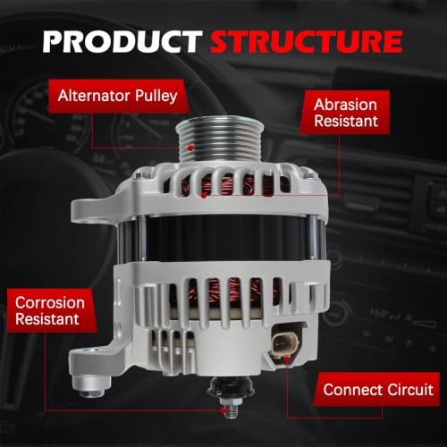 11340 Alternator for Infiniti G35 2007-2008, G37 M35 2008-2010 - size: 11340