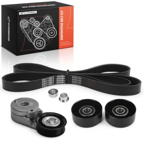 A-Premium Engine Serpentine Belt Drive Kit with Tensioner & Idler Pulley