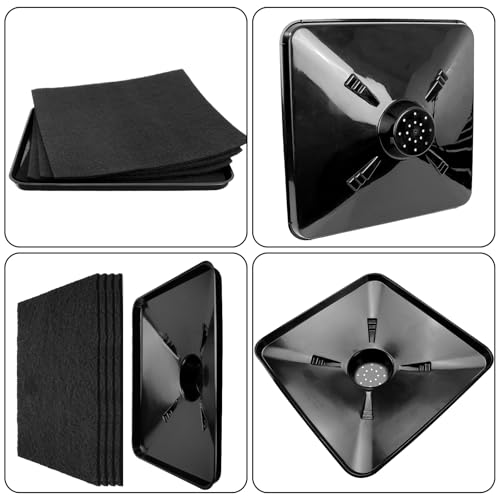 17892 Transmission Drain Pan for Lisle and 4 Pcs 22'' Oil Drain Splash Pad