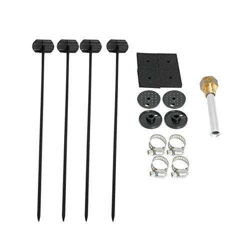 30 Row Engine Transmission Oil Cooler Electric Fan 6AN in-Line Hose End Fitting 180'F Degree Thermostat Temperature Switch Relay Wiring Kit