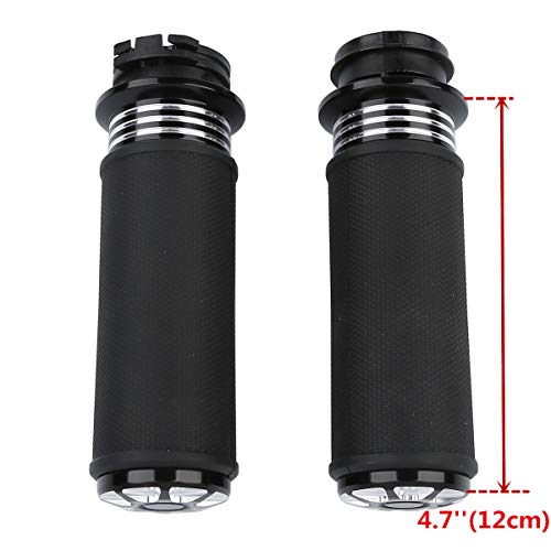 TCMT 1" 25mm Electric Handle Bar Grips Fit for Harley - color: Style A
