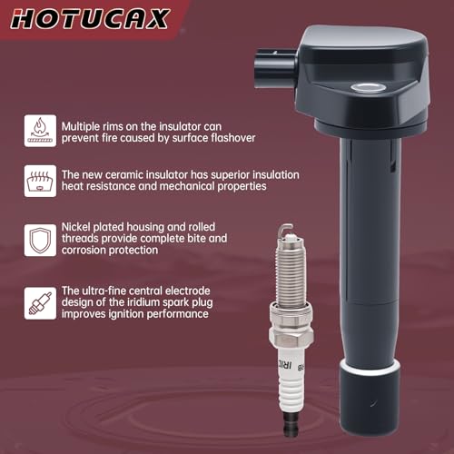 UF603 Ignition Coils & 97390 Double Iridium Spark Plug Set, 6 Pack - size: UF603 & Spark Plugs