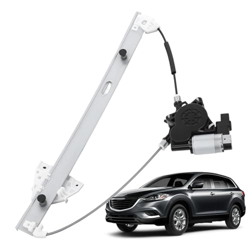 751-855 Front Left Driver Side Power Window Regulator and Motor Assembly Compatible with Mazda CX-9 2007 2008 2009 2010 2011 2012 2013 2014 2015 - size: Front Left, style: 751-855