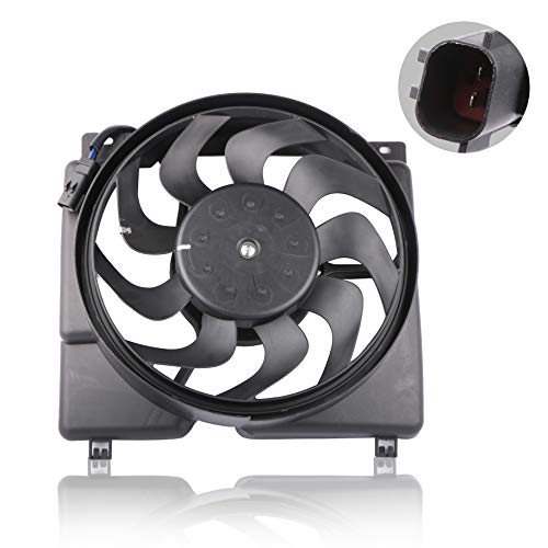 MOSTPLUS - 52028337AC 620560 - Radiator Cooling Fan Assembly with Motor - Compatible with 1997-2001 Cherokee 4.0L LHD - style: 1997-2001 Cherokee