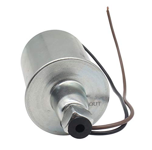 Universal Electric Fuel Pump 12V Low Pressure Gasoline Diesel Transfer Pump for Carburetor with Installation Kit E8012S - size: E8012S(5-9 PSI)