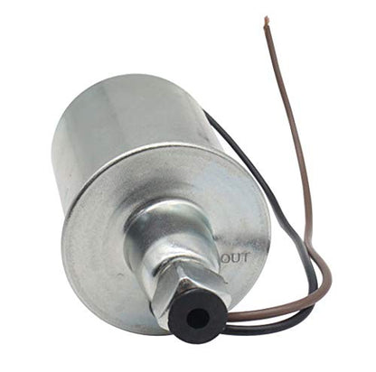 Universal Electric Fuel Pump 12V Low Pressure Gasoline Diesel Transfer Pump for Carburetor with Installation Kit E8012S - size: E8012S(5-9 PSI)