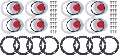 CheeMuii 4Pack 359-5995 Hub Cap Window Covers Kit Fit for 343-4009 Hub Cap (Pack of 2) - size: 3.5 Inches (Pack of 2)
