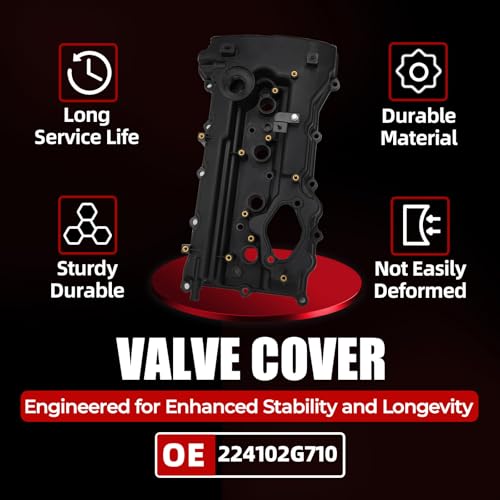 MITZONE Engine Valve Cover Compatible with 2011-2015 KIA Optima 2011-2016 Sportage 2012 Sorento 2014-2015 Huydai Tucson Replace 22410-2G710