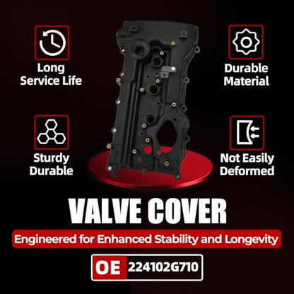 MITZONE Engine Valve Cover Compatible with 2011-2015 KIA Optima 2011-2016 Sportage 2012 Sorento 2014-2015 Huydai Tucson Replace 22410-2G710